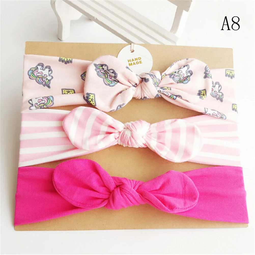 3 шт./компл. бантики для волос галстук ручной работы бант Цветочный Хлопок повязка