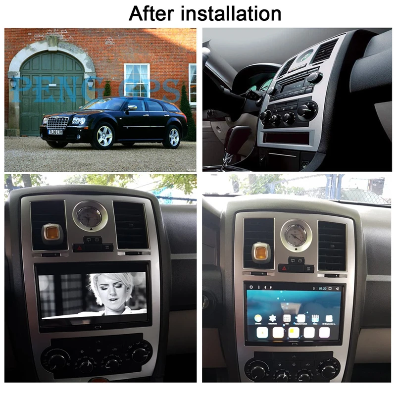 Автомобильный DVD кассетный плеер Recoder gps навигация для Chrysler 300C Jeep Dodge 2004-2008 Автомагнитола мультимедийный плеер стерео радио