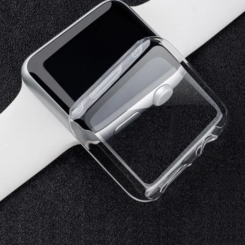 Защитный чехол для Apple watch 5, 4, 44 мм, 40 мм, iwatch, 4 HD, ударопрочный, Небьющийся корпус, защитная рамка, бампер, чехол - Цвет: Transparent