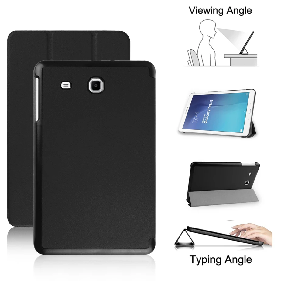 Чехол для планшета Samsung Galaxy Tab E 9 6 T560 T561 тонкий складной флип чехол с подставкой из