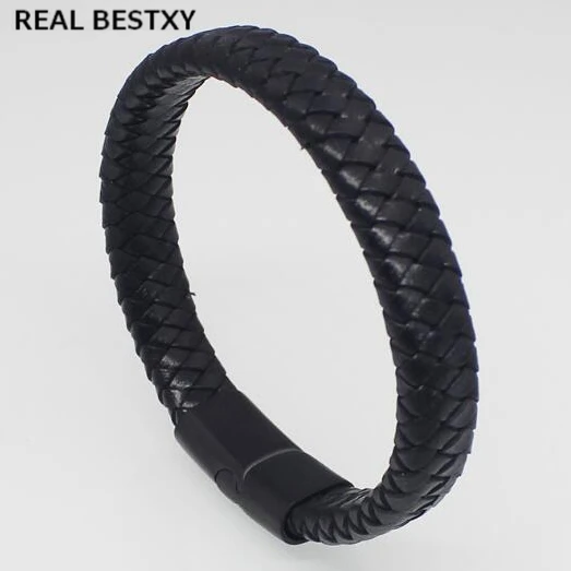 Реальные мужские плетеные браслеты BESTXY с индивидуальным логотипом оплеткой