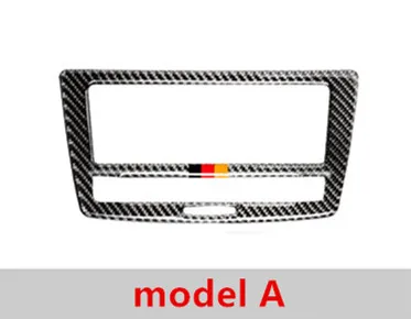 model A Углеродное волокно кондиционер CD рамка декоративная накладка для Mercedes Benz ML 2012-16 GL 2013-16 GLE-18 GLS-18 - Название цвета: model A