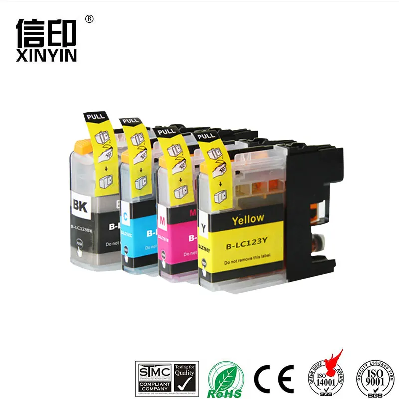 Совместимый чернильный картридж XColor LC123 для Brother MFC-J4510DW принтера LC 123 MFC-J4610DW J4710DW |