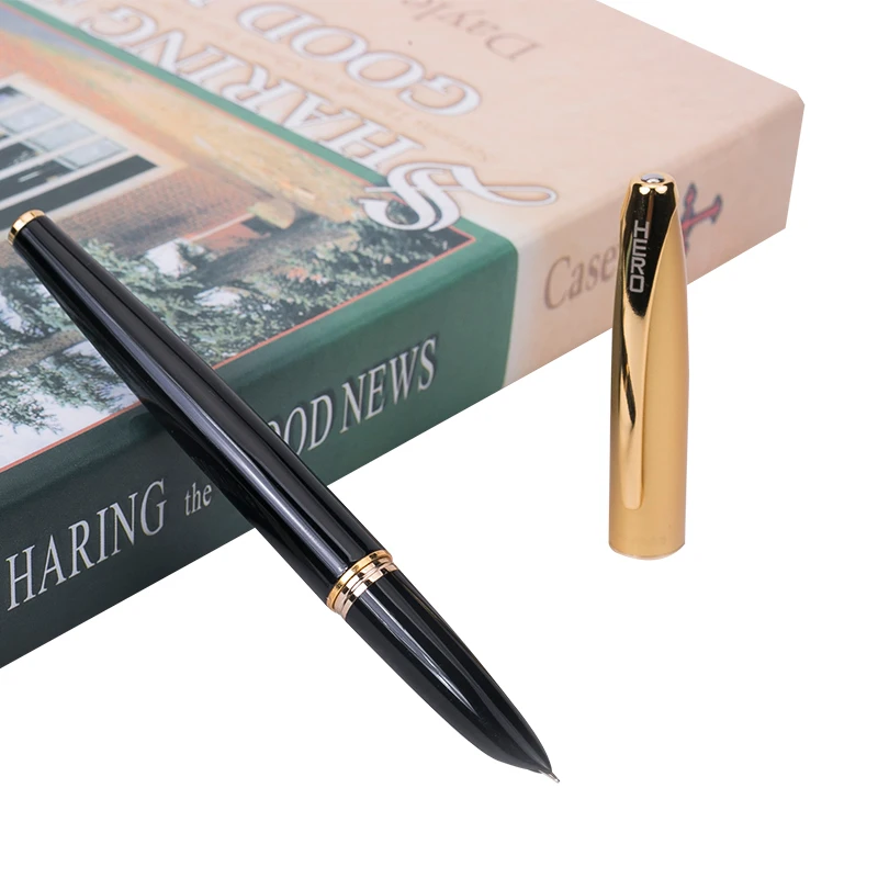 Classic Series Hero 1000 Smooth Metal Standard Fountain Pen 0.5mm Nib Finance Special Pens Free Shipping