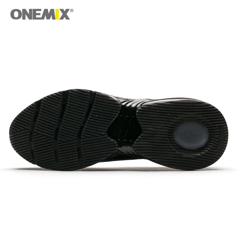 ONEMIX мужские кроссовки для бега с воздушной подушкой 270 кожаная обувь амортизационная Подушка Мягкая энергетическая подошва Уличная обувь для бега