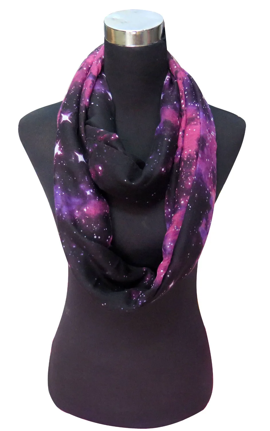 Женский шарф снуд с принтом звезд и Вселенной|scarf silk|scarves womensscarf instructions |