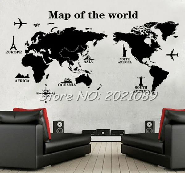 Новинка 2016 брендовая Съемная виниловая наклейка на стену с изображением