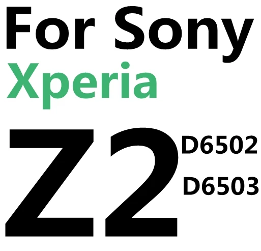 С уровнем твердости 9 H 0,3 мм для экрана из закаленного стекла Стекло для sony Xperia Z1 Z2 Z3 Z4 Z5 компактный мини M2 Aqua C4 C5 L36H C Z L Экран защитная плёнка защитное стекло Pelicula - Цвет: For Sony Z2