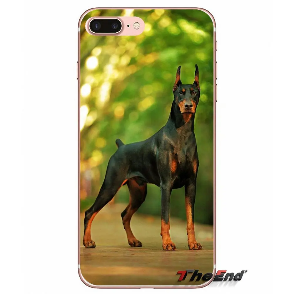Дизайн чехол Pinscher собака добермана язык лицо для Huawei G7 G8 P7 P8 P9 Lite Honor 4C 5X 5C 6X Mate 7 8 9 Y3