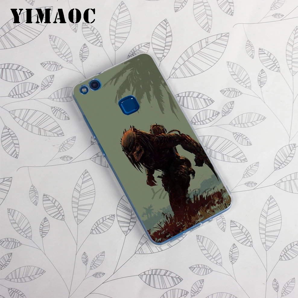 Xenomorph инопланетянин Хищник мягкий чехол для huawei Honor 10 9 8X 8C 8 7C 7X 7A Pro 6A Note Nova 3i 3 2i Y6 Y7 Y9