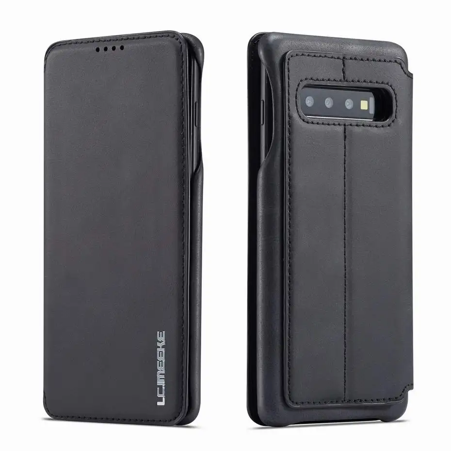 Роскошный кожаный флип чехол для samsung galaxy S10 5G Plus кошелек Винтажный A20 A30 A40 A50 A70 чехол|Чехлы-книжки| |