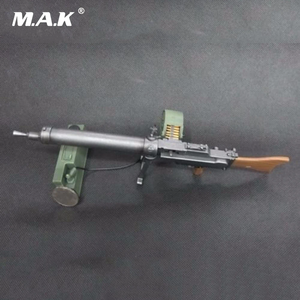 1/6 весы солдатское оружие Модель игрушки MG08/15 с водяным охлаждением пулемет для 1" фигурка