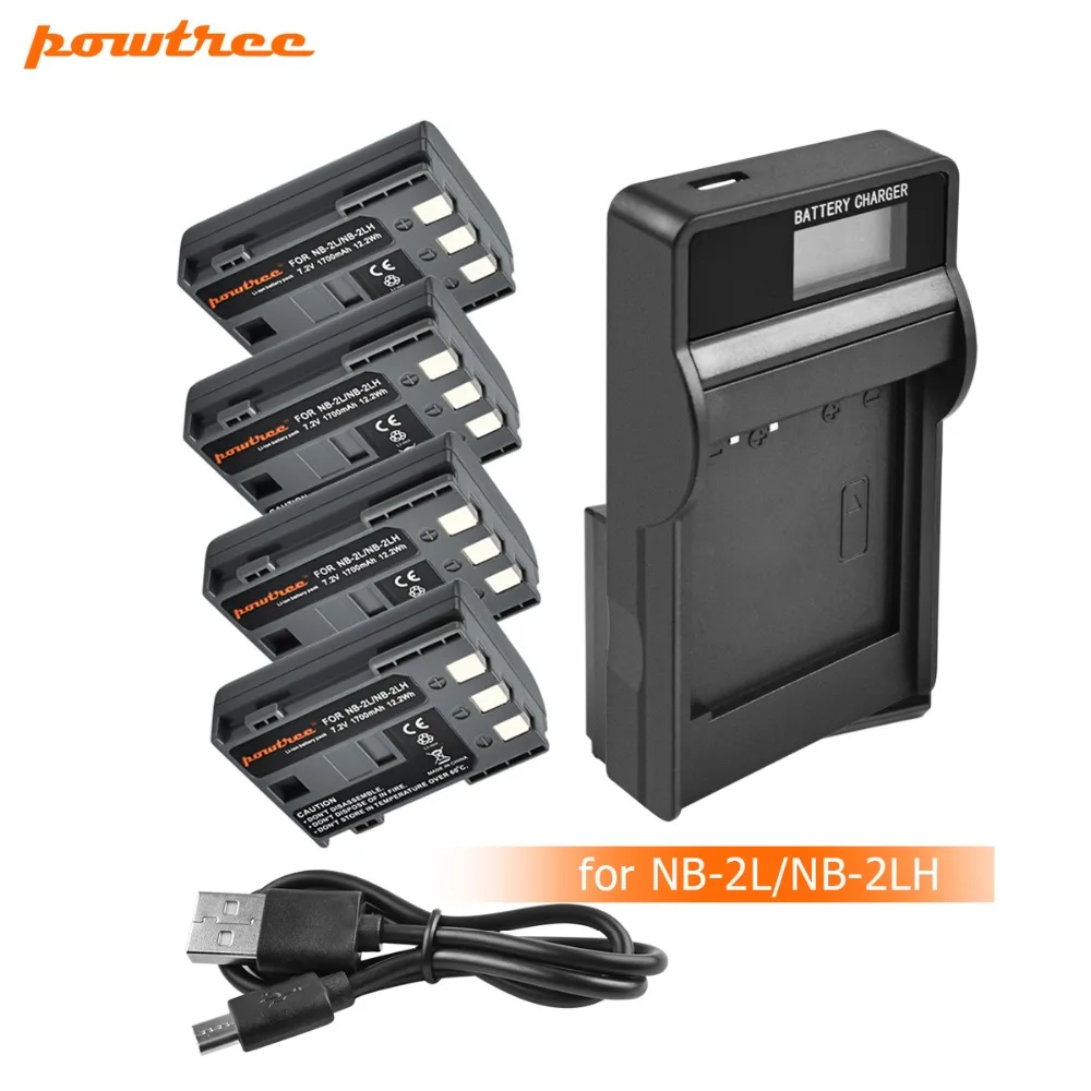 4 шт. литий ионные аккумуляторы для Фотоаппарата Canon DC310 DC320 DC330 DC410 DC420 HV20 HG1