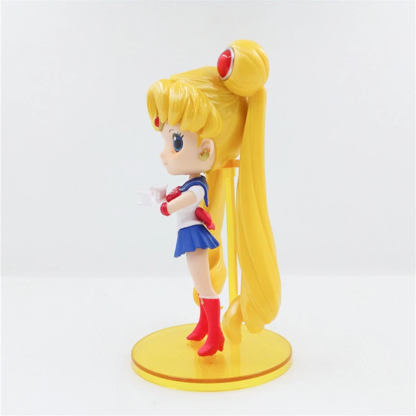 Фигурки Haocaitoy игрушки Sailor Moon Qposket синее платье аниме экшн фигурки игровые Игрушки