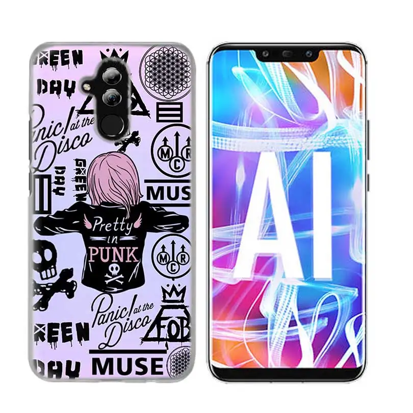 09 Чехол для huawei Honor P20 mate 20 10 P10 P9 P8 8X9 Lite P Smart+ Plus Nova 3i прозрачный девчачий пастельный готический - Цвет: 09