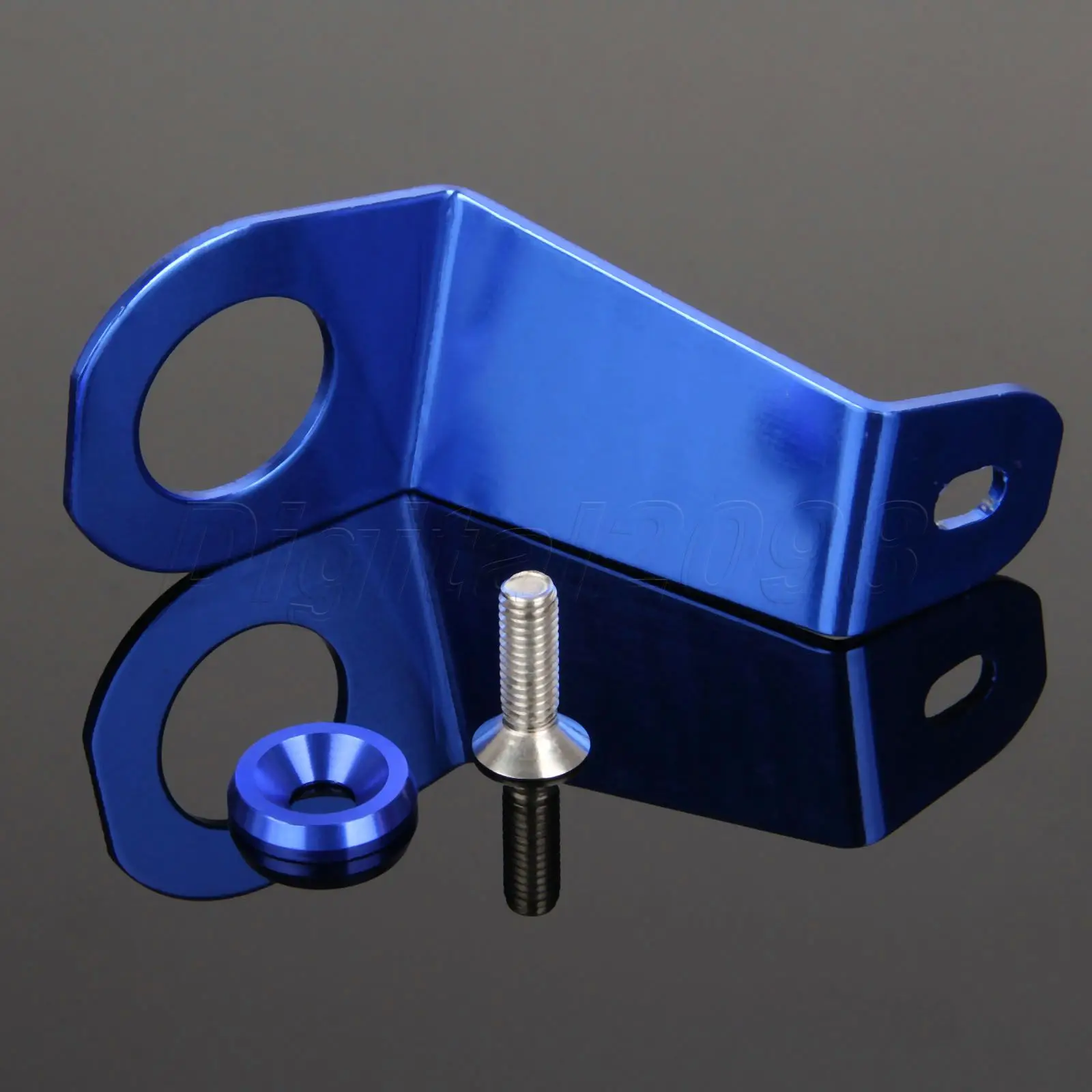 Гоночный настоящий авто алюминиевый радиатор кронштейн для крепления JDM стиль