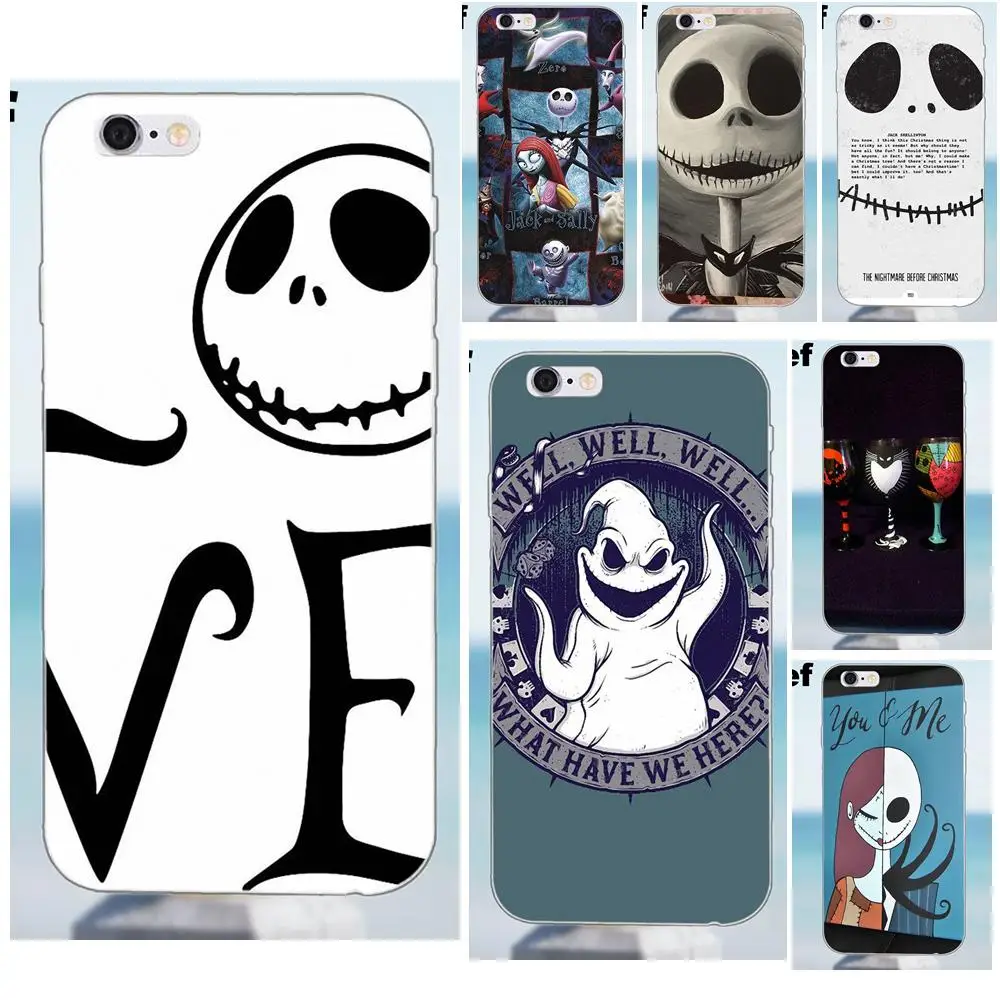 Джек Кошмар перед Рождеством для iPhone X 4 4S 5 5S 5C SE 6 6S 7 8 Plus Galaxy A3 A5 J1 J3 J5 J7 2016 2017 мягкие