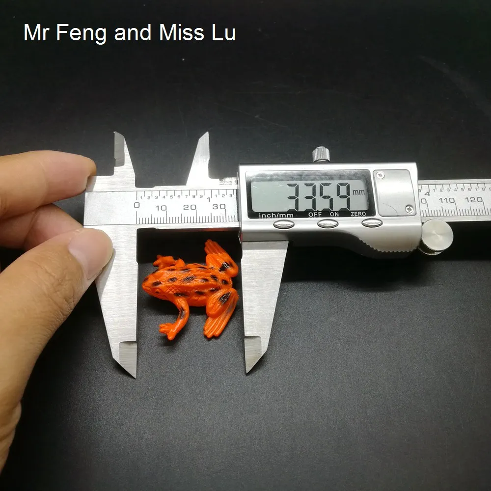 Апельсиновая лягушка вставка розыгрыши Игрушки Наука Животные Природа модель