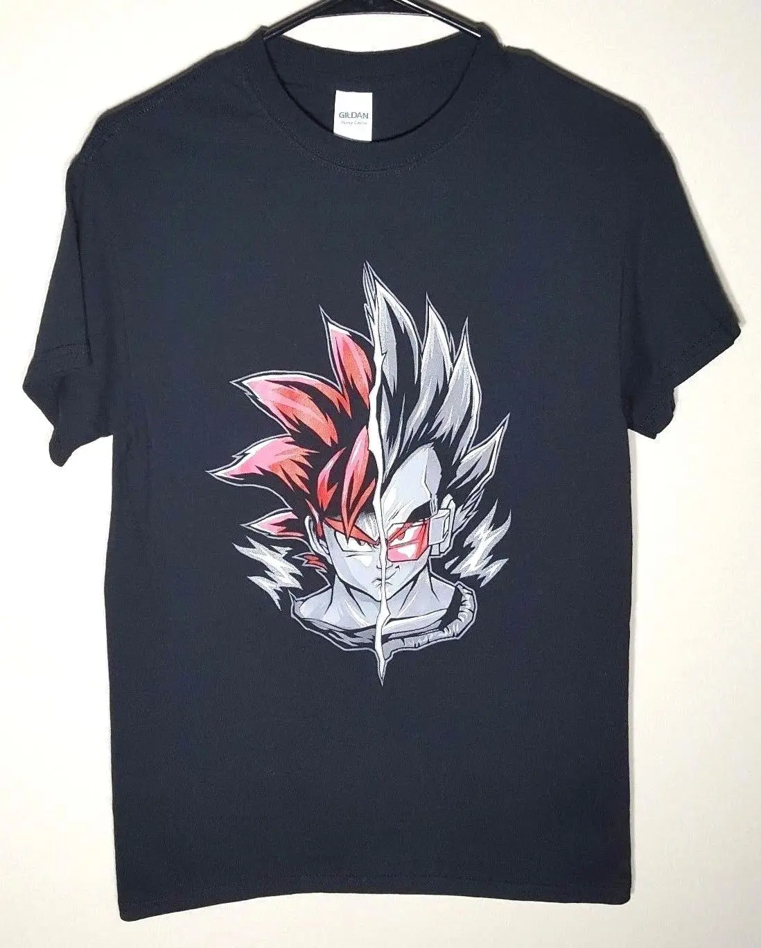 Goku футболка vegeta | Dragon Ball Z DBZ 100% хлопок мужская маленькая Бесплатная доставка