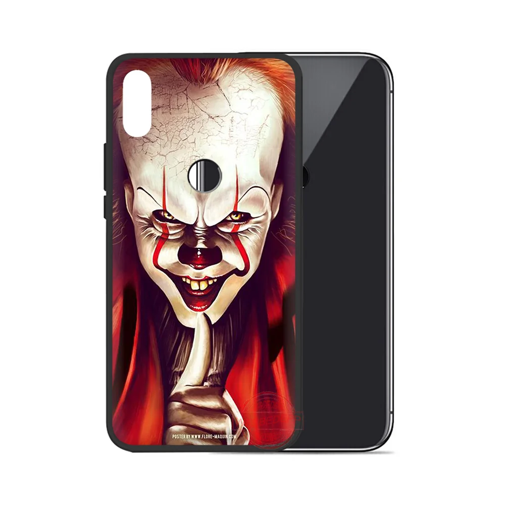 1 WEBBEDEPP Clown Terror IT TPU Phone Case for Redmi Note 6Pro 7Pro 4A 4X 5 5A 6A 8A 6Pro 7 S2 note 8 - Color: 1