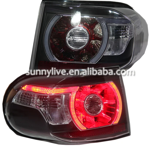 

Для Toyota FJ Cruiser, светодиодный задний фонарь s 2007-2013, прозрачный объектив и черный корпус, задний фонарь