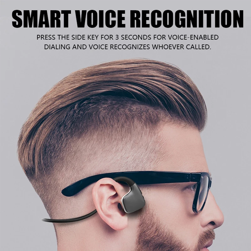 Оригинальные наушники Bluetooth 5 0 Гарнитура костной проводимости Беспроводные
