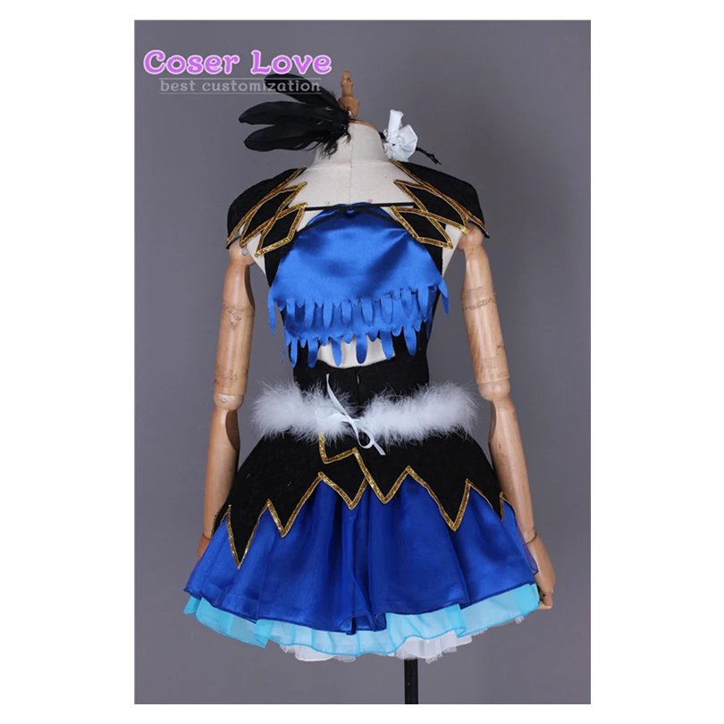 Lovelive водно-голубой новый мир цушима йошико Косплей Костюм Хэллоуин Карнавал