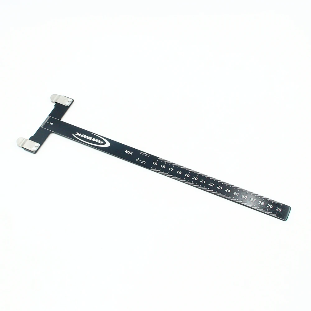 1 шт. черная T линейка с быстрым наконечником на Tieing Arrow Nock Points Precision Measuerments guage