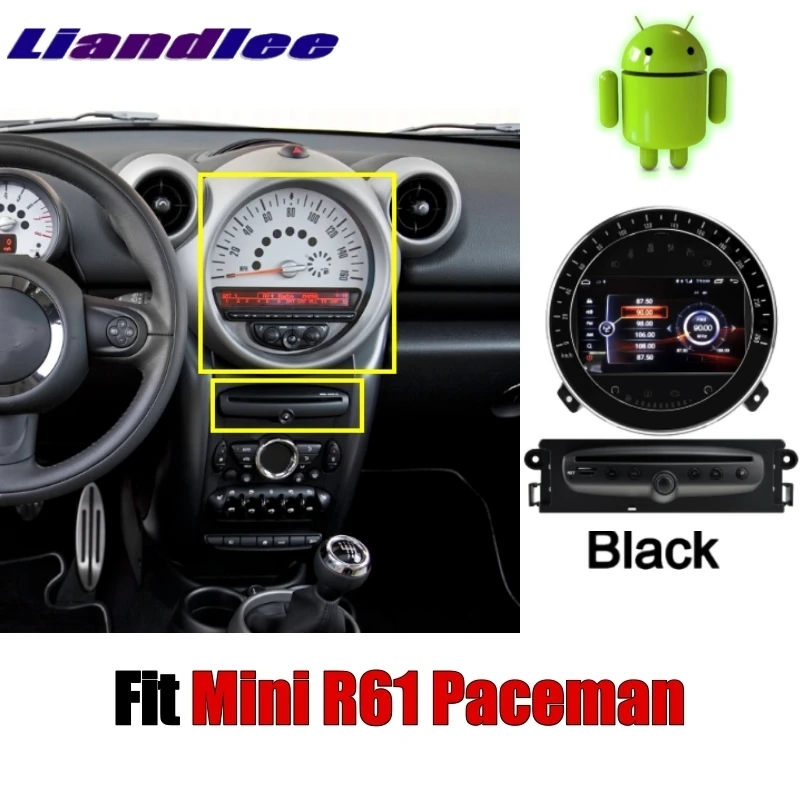 Для мини Paceman R61 2013~ Liandlee Система Android автомобильный мультимедийный без dvd-плеера NAVI автомобильный Радио Стерео gps Карта Навигация