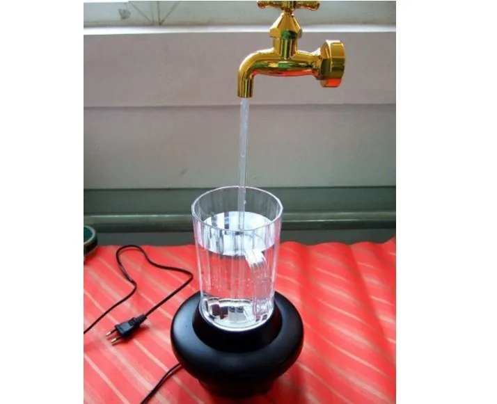 Magic Tap Running Light Multicolor Water Faucet Lamp LED Floating Fountain |