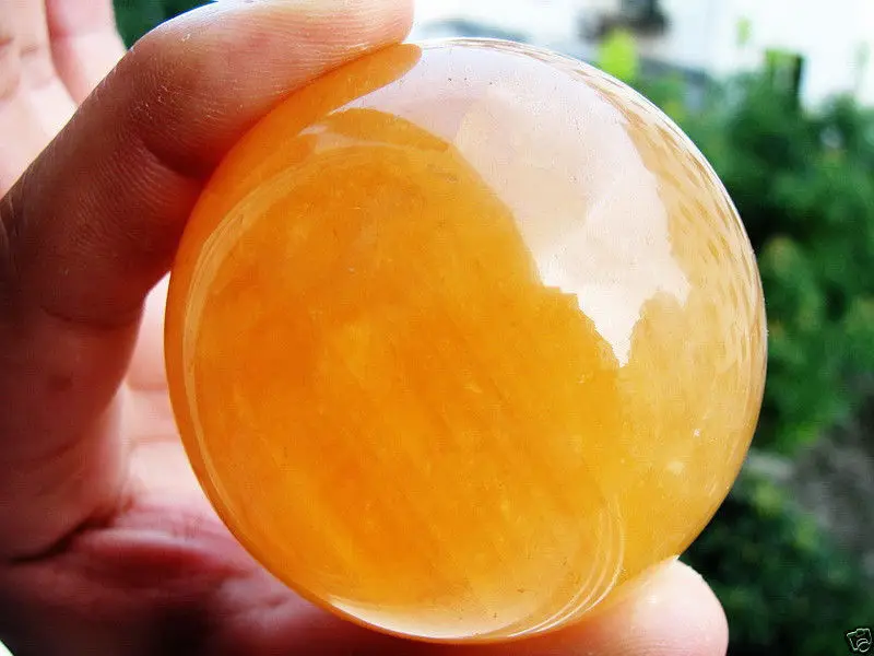 Natürliche Citrine Calcit Quarz Kristall Sphere Ball Healing Gemston