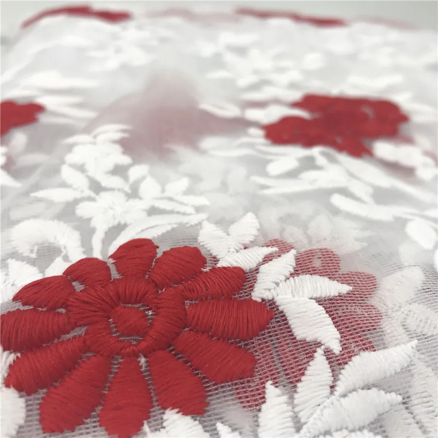 Nigerian Lace Fabric High Quality Wedding White African French 5 Yards | Дом и сад