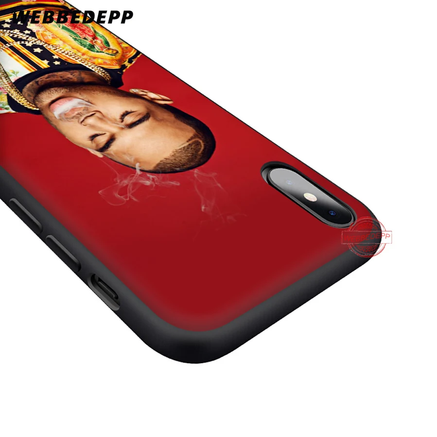 WEBBEDEPP Крис коричневый Breezy Мягкий силиконовый чехол для iPhone 8 7 6S 6 Plus 11 Pro XS Max XR X 5 5S SE
