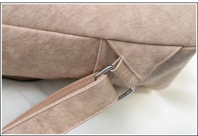 Винтажный рюкзак из искусственной кожи, школьный женский рюкзак Mochila, Женская Большая вместительная сумка на плечо, повседневный рюкзак для девочек XA500H