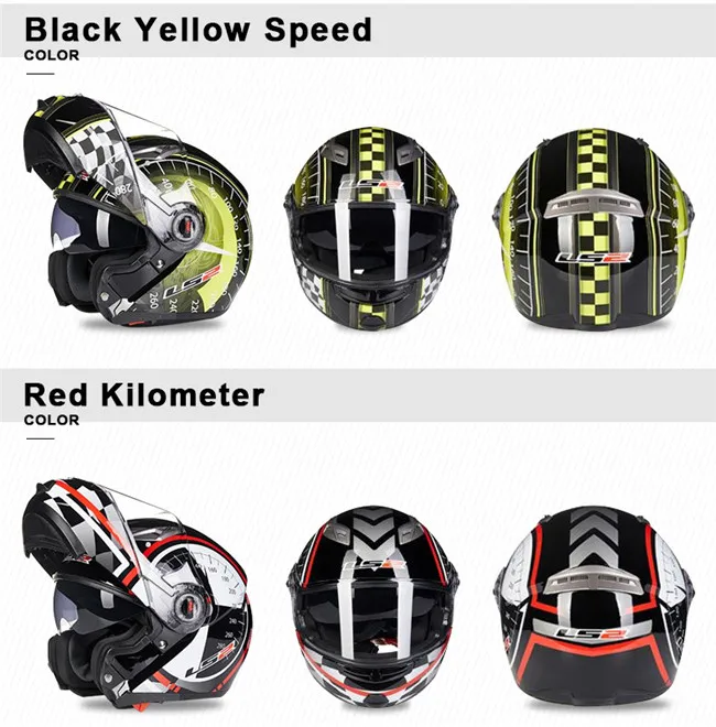 LS2 FF370 флип мото rcycle шлем двойной щит с внутренним солнечным объективом модульные мото гоночные шлемы ECE утвержден moto rbike шлем