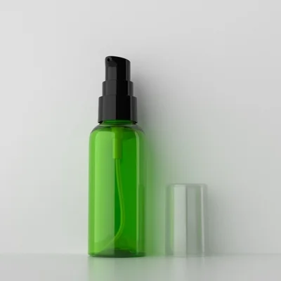 Green Bottle Black 50 мл X 50 Пустой насос для крема пластиковая бутылка, 50 г эфирный лосьон для лечения насос упаковочный контейнер для косметической продукции путешествия крем банка - Цвет: Green Bottle Black