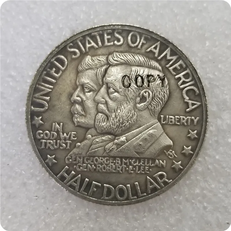 1937 Antietam юбилейные 50 центов копия памятных монет-копии монет медаль коллекционные монеты