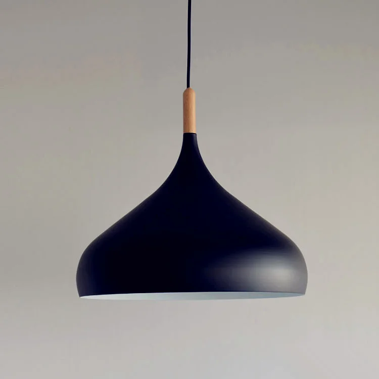 Красивая Белая и черная люстра светильник алюминиевая Подвесная лампа