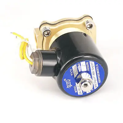 AC380V 1/2 &quotBSP соленоидный латунный клапан 2-портовый водный Воздух Масло 2W-160-15