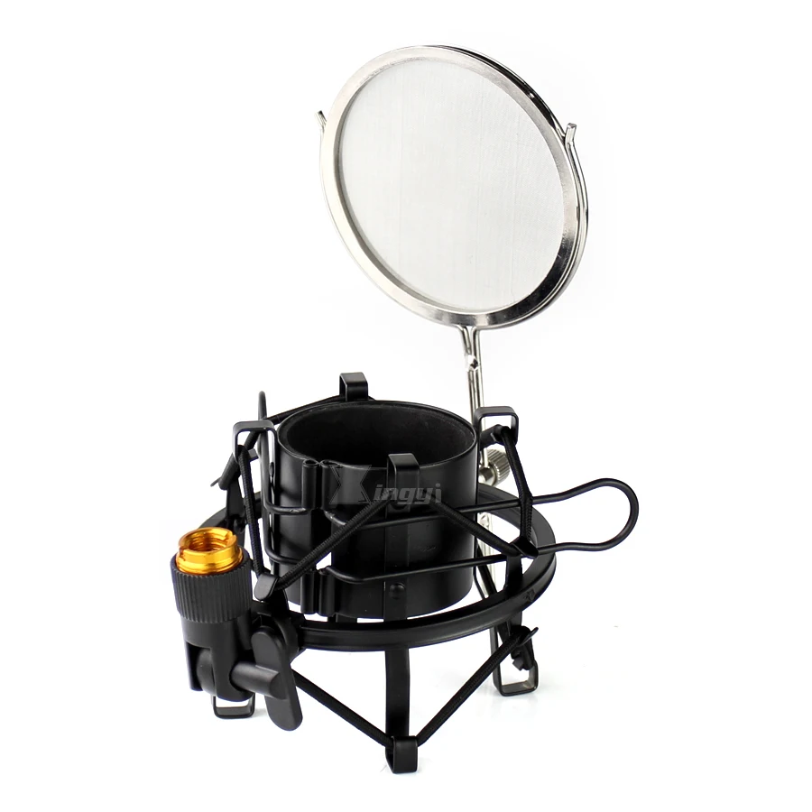 Металлический штатив настольная подставка с амортизирующим креплением микрофон