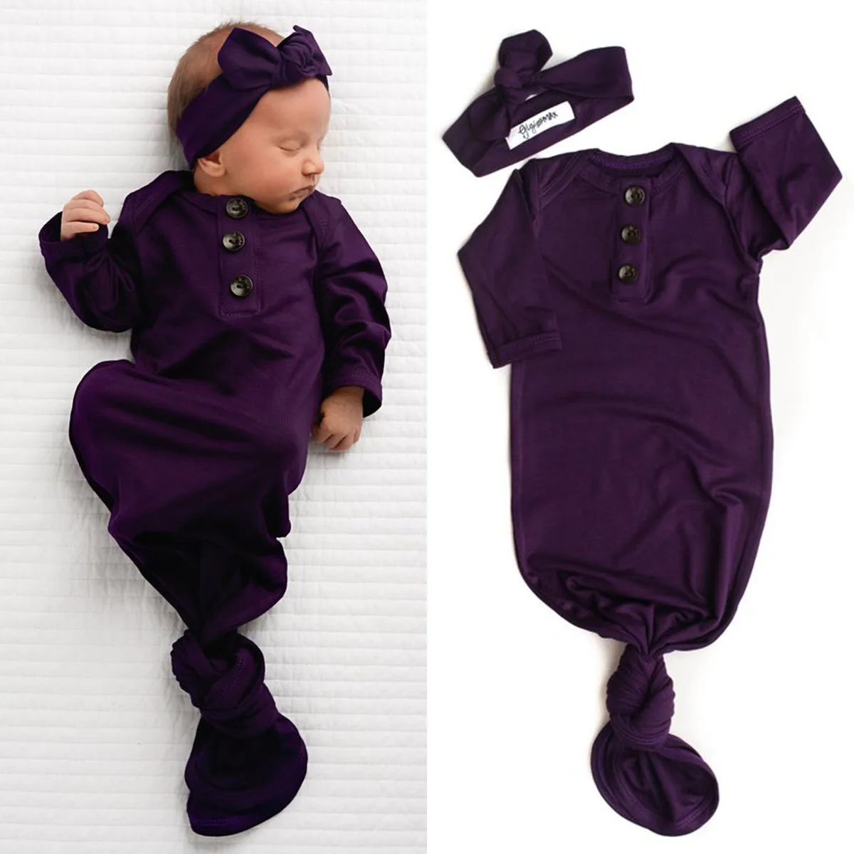 Pudcoco Newborn Baby Sleeping Bag Blanket Swaddle Wrap Bedding Clothes Hat Outfit | Мать и ребенок