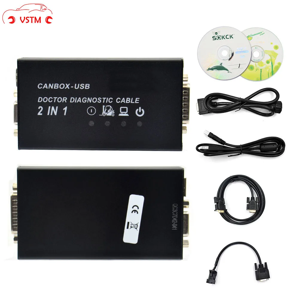 Диагностический кабель VSTM Для Linde Canbox и Doctor версия 2 в 1 2016 Doctor|Кабели коннекторы