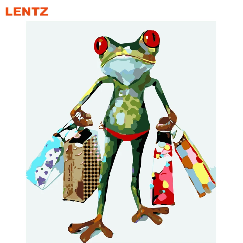 Жирафф абстрактные животные DIY живопись по номерам ручная роспись маслом