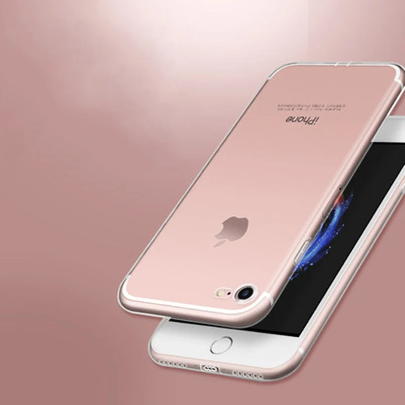 Новинка бесцветные мягкий чехол для iPhone 8 7 6 6s Plus X XS MAX ТПУ кейс Samsung Galaxy прозрачный