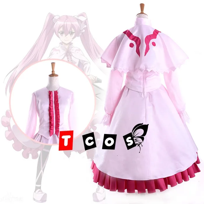 Аниме Akame Ga KILL! Костюмы для косплея ночного рейда Мина розовое официальное платье