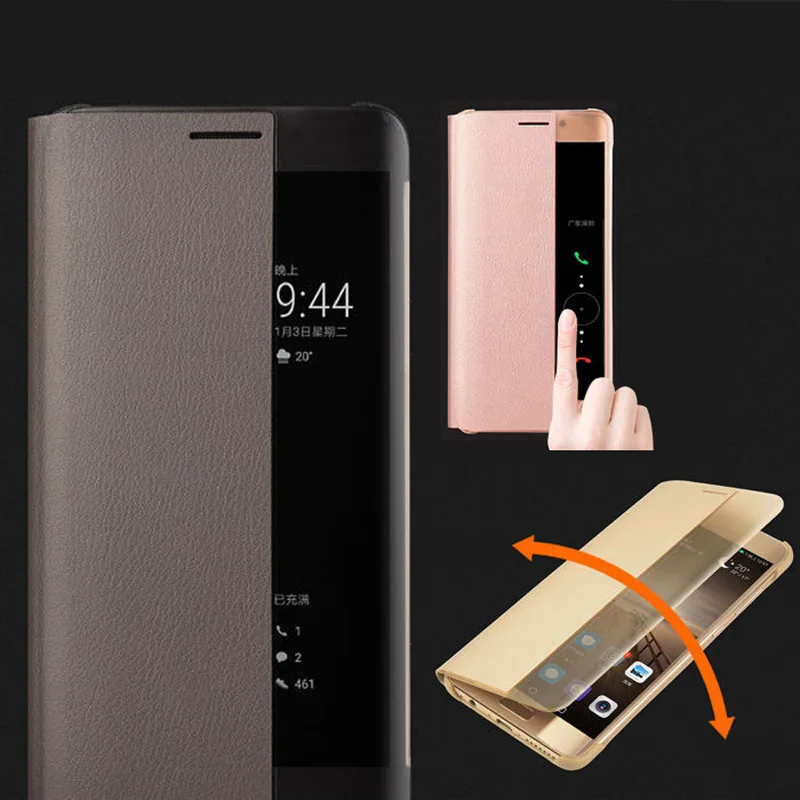 Удобный флип кейс из искусственной кожи чехол для Huawei P10 5 1 дюймов Plus mate 9 Pro 10 P20
