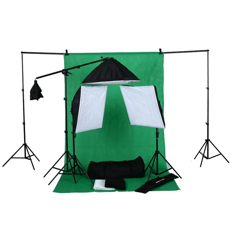 softbox photo light set photographic equipment Photo Studio stand kit tripod | Электроника
