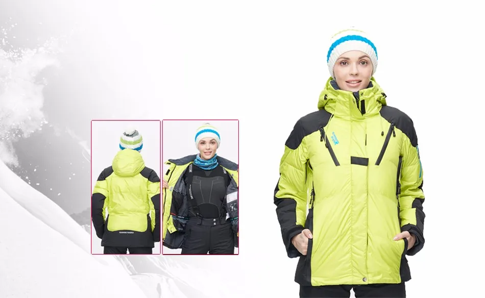 Running River Бренд Женская Куртка Для Сноуборда Теплые Горнолыжные Куртки S-XXXL Размер Высококачественный Ветрозащитный Анорак Для Лыж#L4984