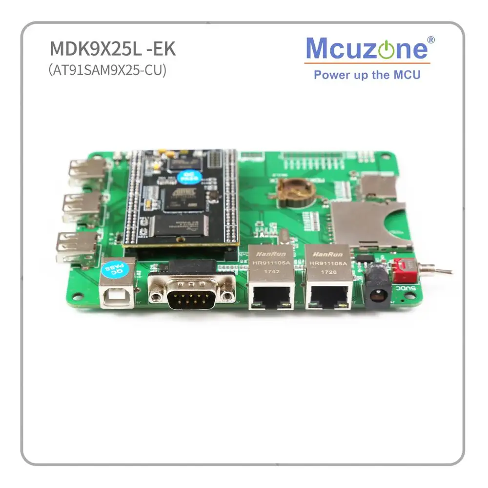 MDK9X25L-EK комплект разработки AT91SAM9X25 400 МГц ЦП DDR2 256 м Ethernet USB HishSpeed TF 6UART TWI ARM9 JTAG SAM9X25 9x25