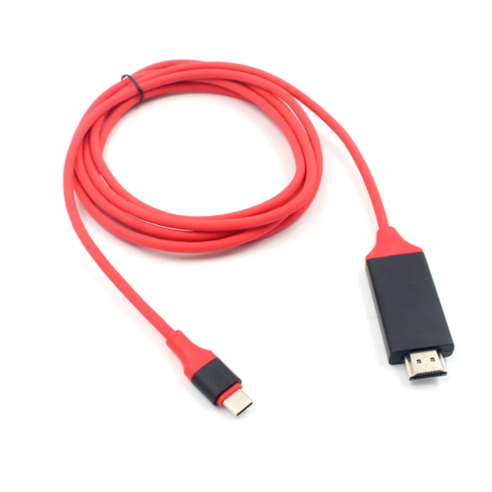 Кабель адаптер USB type C к HDMI 4K высокой четкости кабель для samsung S8|Кабели передачи